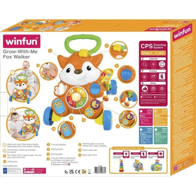 Win-Fun Fox Walker - Interactive Baby Toy - Image 2