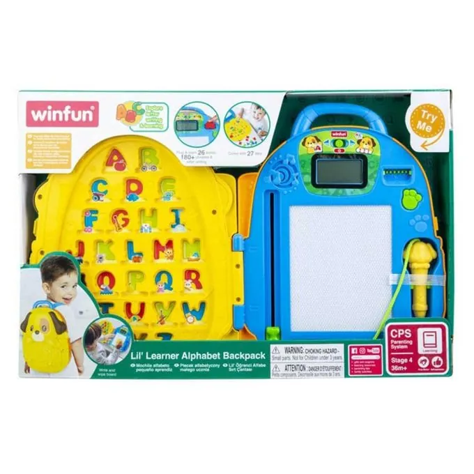 WinFun Letter Train & Piano Activity Table - Fun Learning Toy for Ages 3-6+