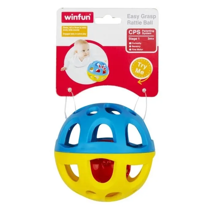WinFun Easy Grasp Rattle Ball - Interactive Sensory Toy for All Ages - Image 4