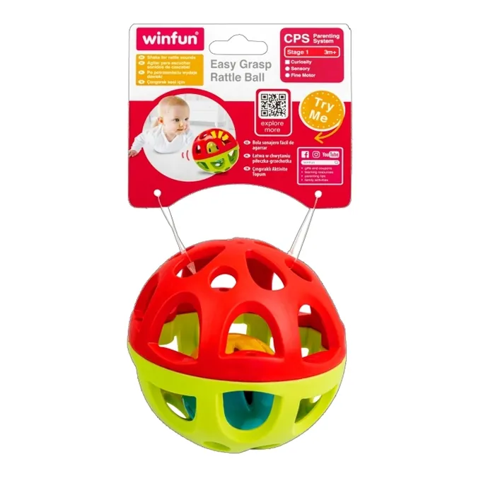 WinFun Easy Grasp Rattle Ball - Interactive Sensory Toy for All Ages - Image 3