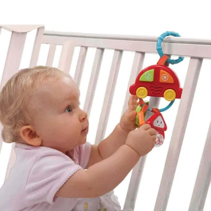 WinFun Light & Sound Rattle Keys - Sensory Activity Toy for Newborns - Image 2