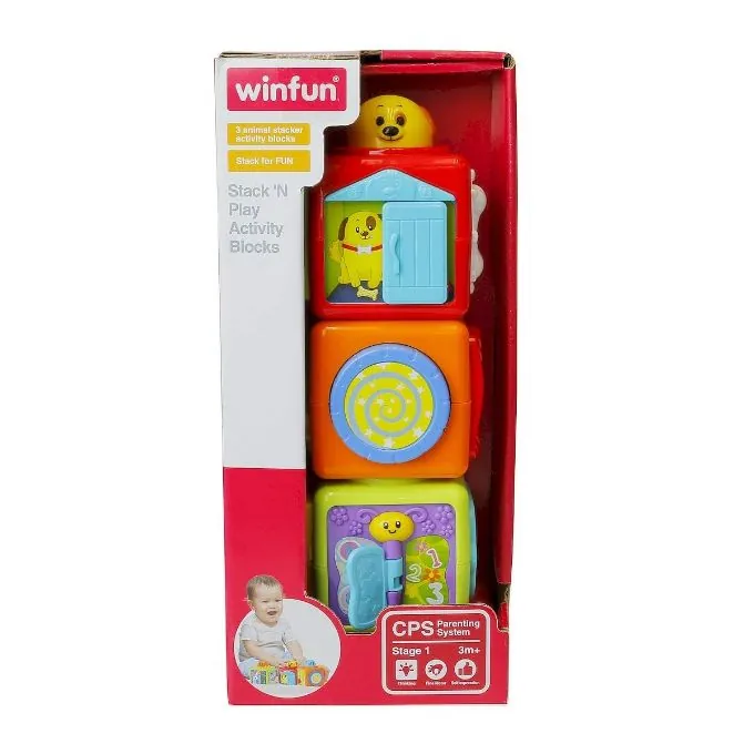 Activity Blocks for Kids - Early Learning Interactive Toy (Ages 1+)