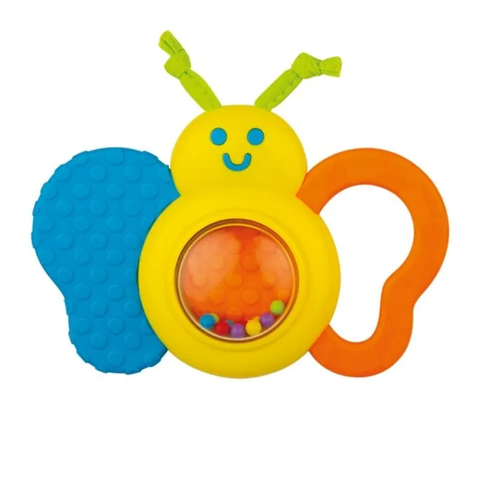 WinFun Butterfly Rattle and Teether Set - Fun Toy for Ages 3-6+ - Image 2