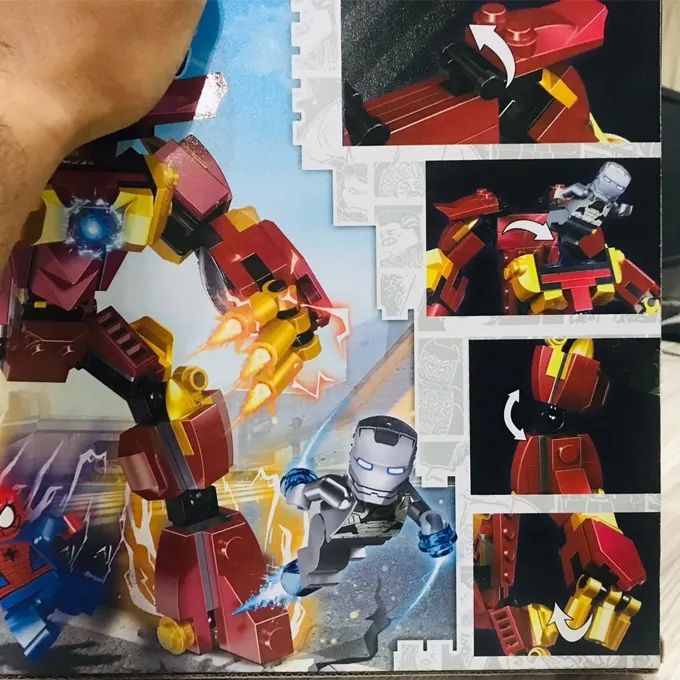 Iron Man Avengers Building Kit - 203+ Parts - Image 2