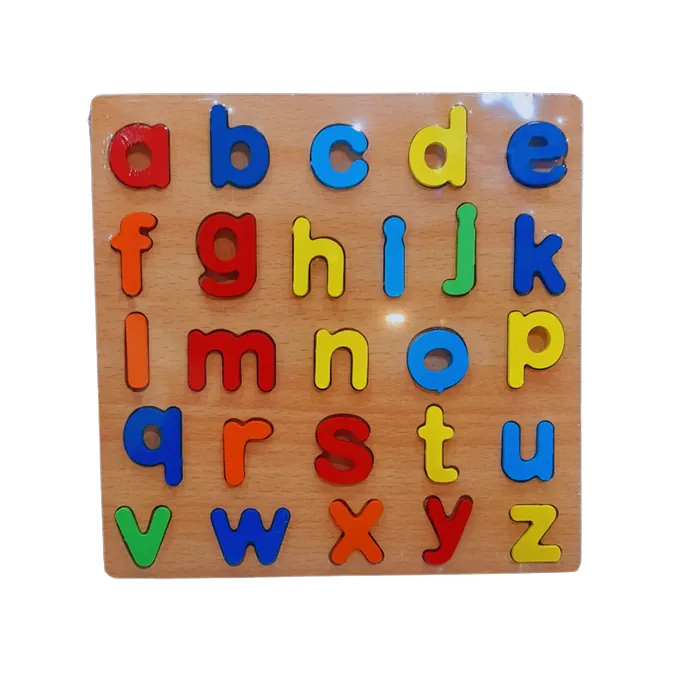 Small ABC Alphabets - Thick Wooden 3D Board Puzzle - 20 cm - Image 3