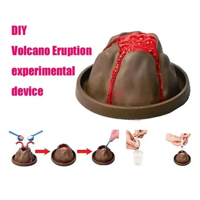 Mini Volcano Eruption Science Kit - DIY Experiment for Kids - Image 4