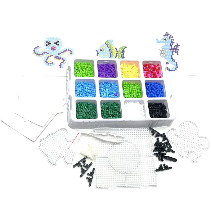 Thermal Mosaic Underwater Sea World 4000 Beads Set for Kids - High-Quality Toy for Girls - Image 3