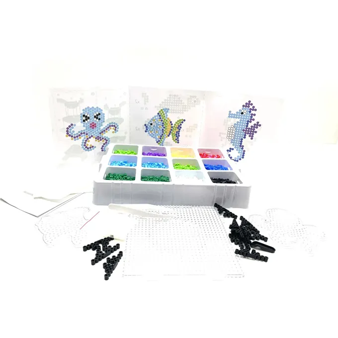 Thermal Mosaic Underwater Sea World 4000 Beads Set for Kids - High-Quality Toy for Girls - Image 6