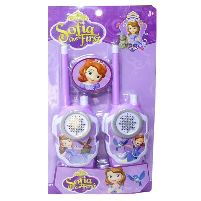 Princess Sofia Walkie Talkies for Kids - 50cm Range - Purple (Battery-Powered) - Image 3