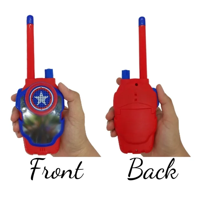 Mickey Mouse Walkie Talkies for Kids - 50cm Range - Red (Battery-Powered) - Image 3