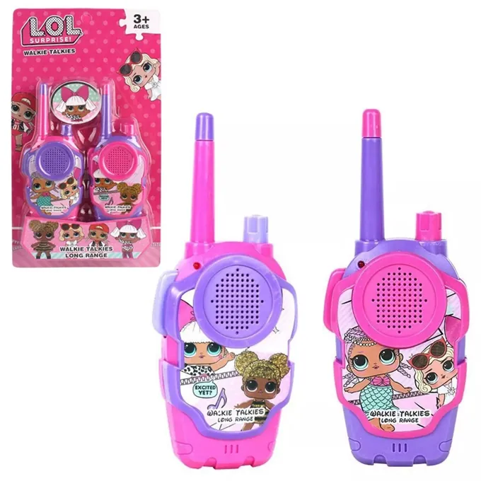 L.O.L. Surprise Walkie Talkies for Kids - 50cm Range - Pink (Battery-Powered)