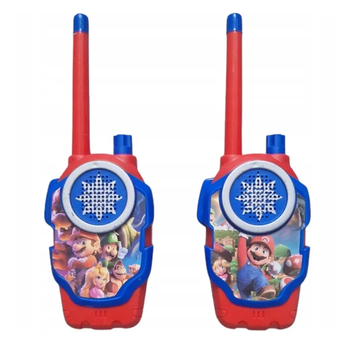 Super Mario Bros Walkie Talkies for Kids - 50cm Range - Red (Battery-Powered) - Image 2