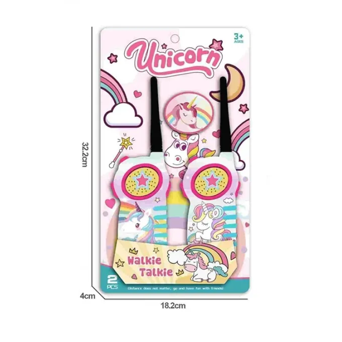 Unicorn Walkie Talkies for Kids - 50cm Range - Pink (Battery-Powered) - Image 3