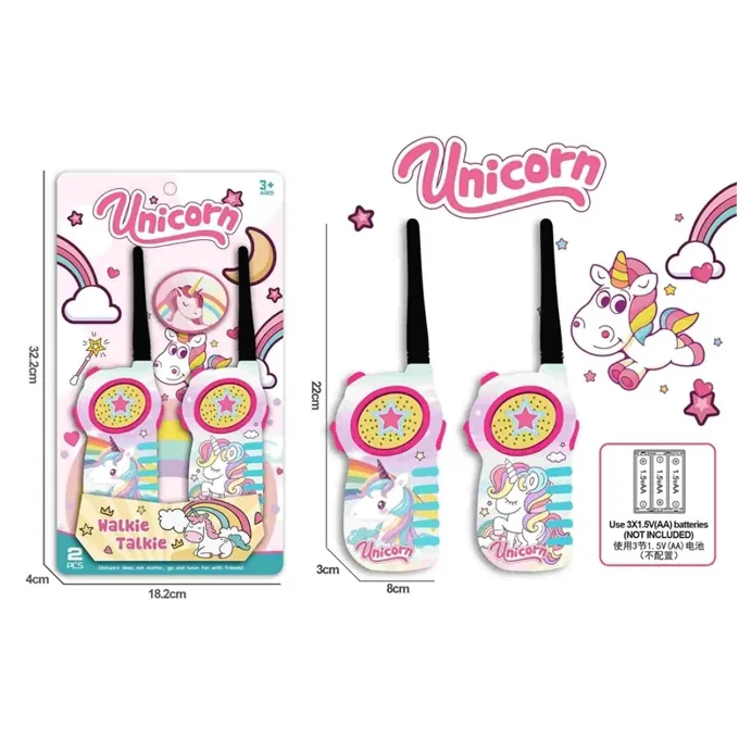 Unicorn Walkie Talkies for Kids - 50cm Range - Pink (Battery-Powered) - Image 4