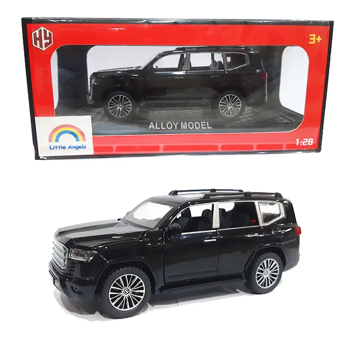 Toyota Land Cruiser 2024 Die-Cast Model - 1:28 Scale with Openable Doors - Black - Image 6