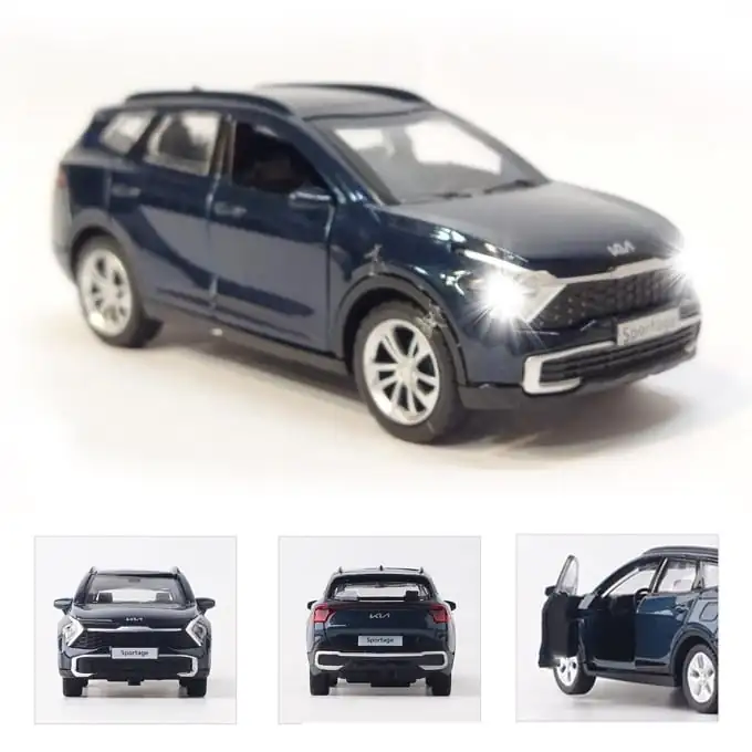 KIA Sportage Mini Die-Cast Car - 1:36 Scale with Lights & Sound