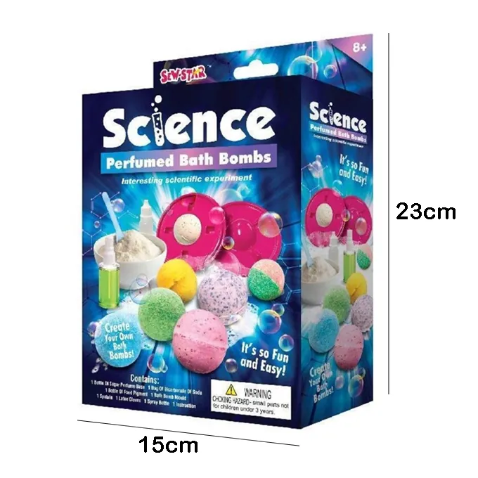 DIY Perfumed Bath Bombs Science Kit - Fun Experiment for Kids - Image 2