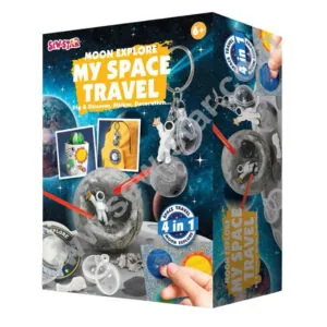 Space Travel 4-in-1 Moon Exploration Set - STEM Adventure Toy for Kids