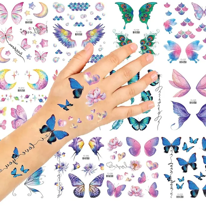 Glitter Tattoo Stickers DIY Kit ? Fun STEM Toy for Kids - Image 2