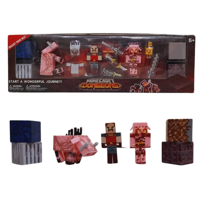 Minecraft Dungeons Play Set - Action Figures Toy for Kids