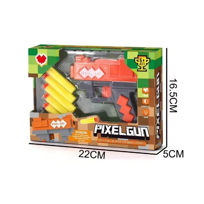 Minecraft Pixel Gun - Fun Shooting Toy for Kids - Image 2