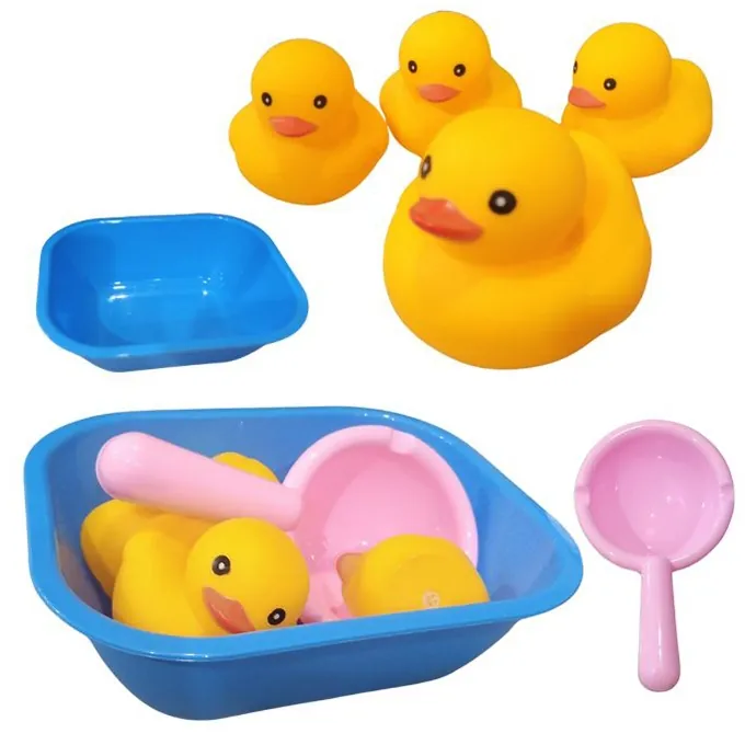 Rubber Duck Bath Toy Set - Fun Bathtime Toy for Kids