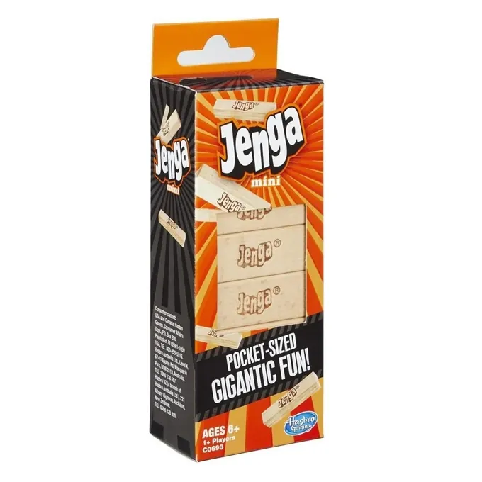 Mini Jenga Wooden Stacking Game - Balance and Coordination Fun (Ages 4+) - Image 3