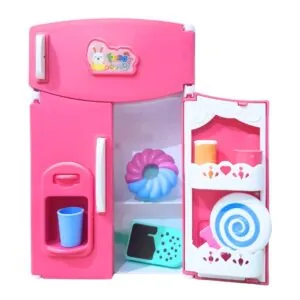 Mini Fridge Refrigerator Toy Set for Kids Aged 3+ - Fun and Realistic Play Toy