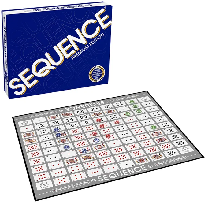 Sequence Premium Edition - Giant Board with Exclusive Chips (Ages 7+)
