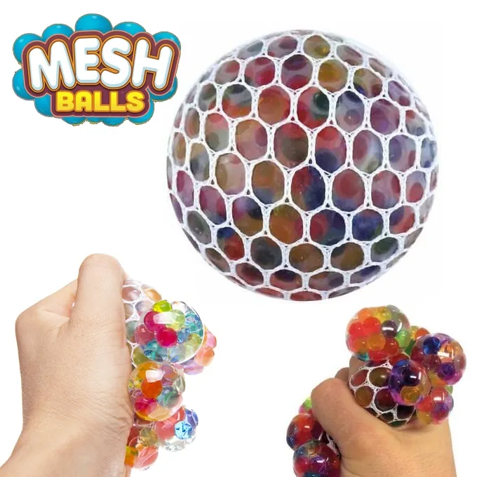 Mesh Squishy Stress Balls - Fun and Relaxing Squeeze Toys