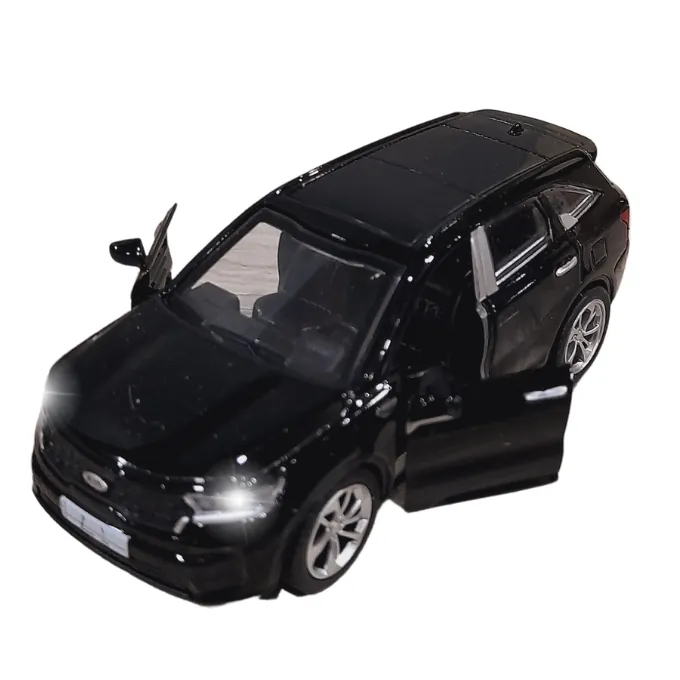 Kia Sorento SUV Die-Cast Model - 1:32 Scale with Lights and Sound - Black - Image 3