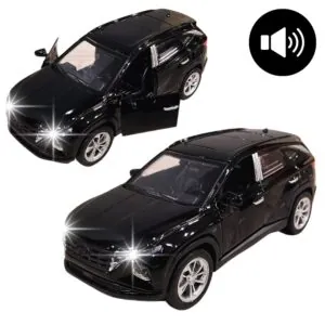 Hyundai Tucson SUV Die-Cast Model - 1:32 Scale with Lights and Sound - Black