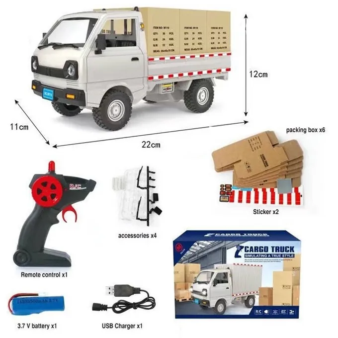 Remote Control Suzuki Ravi Van D12 Model 4-Channel - Educational Toy for Boys - Image 2