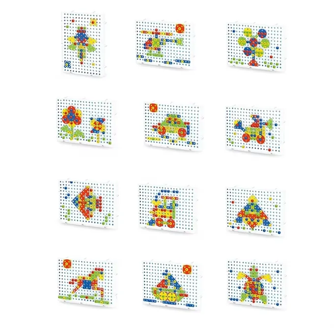 Construction Drill Puzzle Plate Kit - Creative Educational Toy (Ages 6+) - Image 4