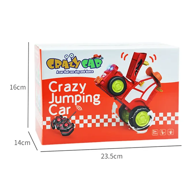 Remote Control Crazy Sing & Dance Jumping Car with Lights and Music - Fun RC Toy - Image 3