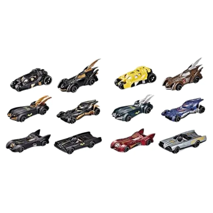 Batman Batmobile Die-Cast Collection Set - 12 Cars in 5 Models - Each Car Approx. 3 Inches - Image 2