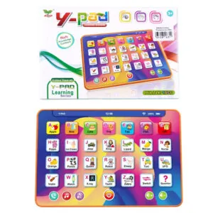Y-PAD Mini Learning Machine Education Tablet for Kids 7-inch Preschool Learning Activities Touch Learn Tablet Toy Music Interactive Electronic Toy for Kids Gifts - Puzzle & Cubes
