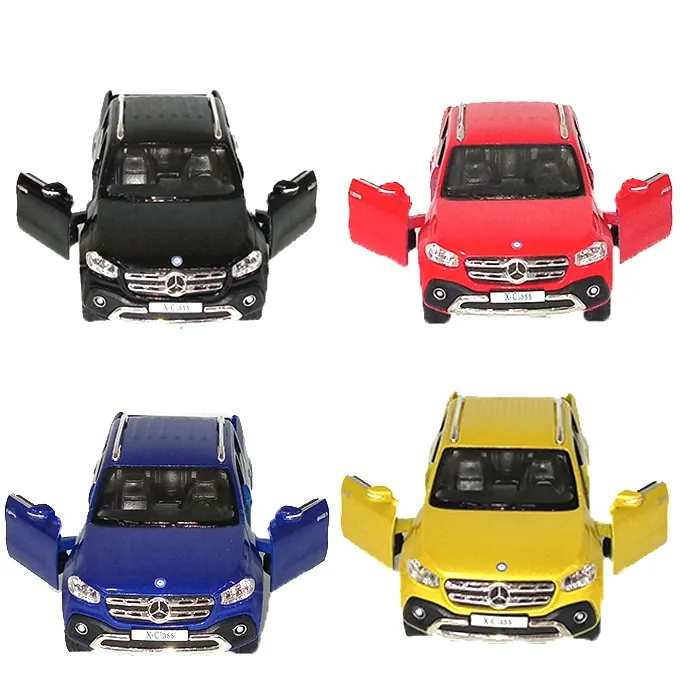 Mercedes Pickup Truck Pull Back Die-Cast Car - Assorted Colors