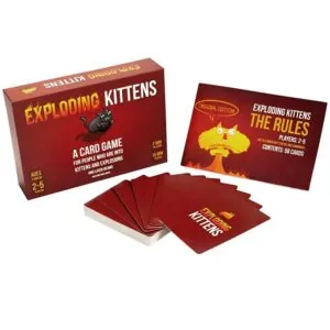 Exploding Kittens LLC - A Russian Roulette Card Game, Easy Family-Friendly Party Games - Games for Adults, Teens & Kids - 2-5 Players