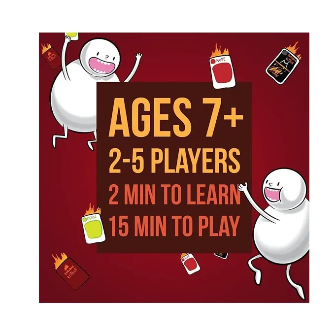 Exploding Kittens LLC - A Russian Roulette Card Game, Easy Family-Friendly Party Games - Games for Adults, Teens & Kids - 2-5 Players - Image 7