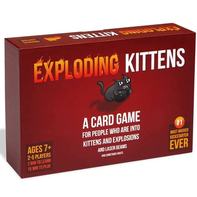 Exploding Kittens LLC - A Russian Roulette Card Game, Easy Family-Friendly Party Games - Games for Adults, Teens & Kids - 2-5 Players - Image 2