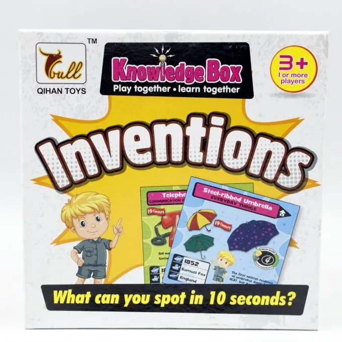Educational Inventions Knowledge Box - Educational Learning Cards Game - Image 5