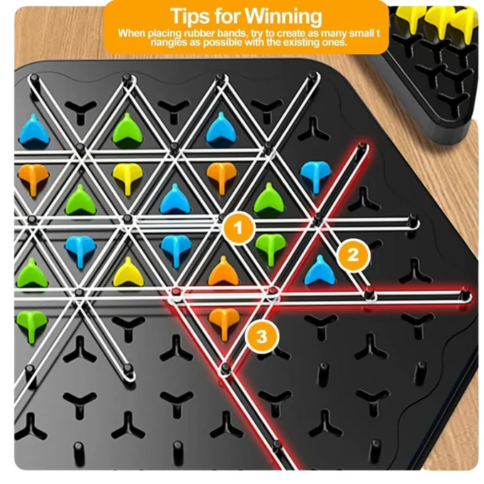 Chain Triangle Chess Board Game - Image 4
