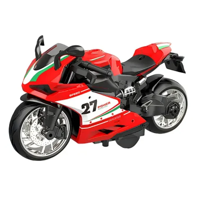 Heavy Bikes Sports die-cast Model Light and Music- Red - Image 2
