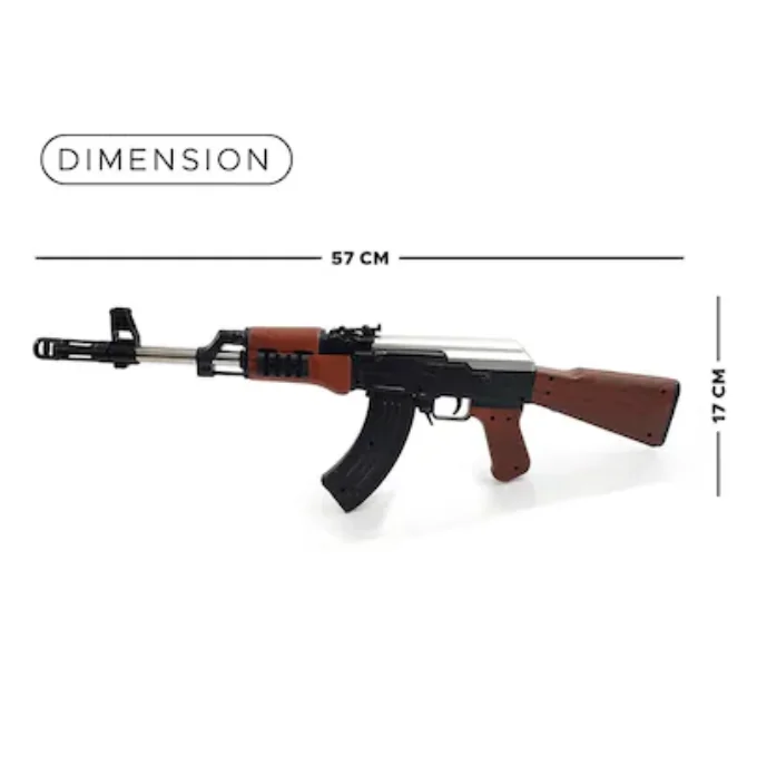 AK-47 Style Gel Blaster Gun – Dual Mode (Electric & Manual) Shooting - Image 3