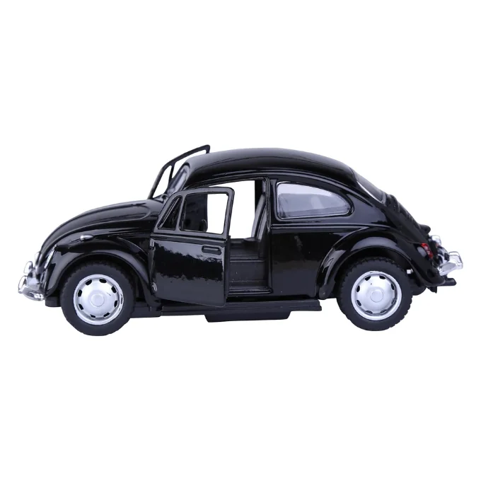 Classic VW Bug Vintage Replica – 1:36 Scale Collectible – Black - Image 2