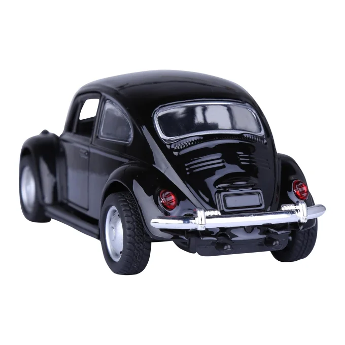 Classic VW Bug Vintage Replica – 1:36 Scale Collectible – Black - Image 3