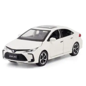 Toyota Corolla Altis Grande Die-Cast Model - 1:32 Scale - White - 6 Inch Replica