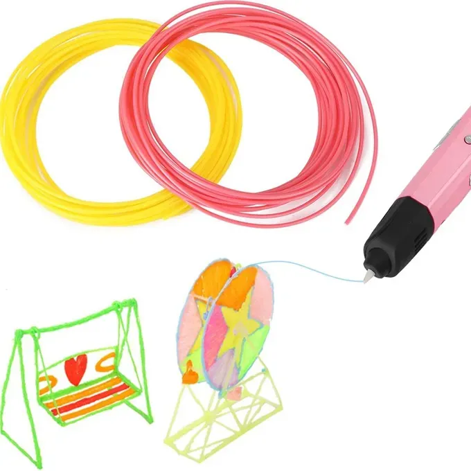 Vibrant 3D Printing Pen Refills ? 10-Pack Random Colors ? 2.5m Each - Image 2