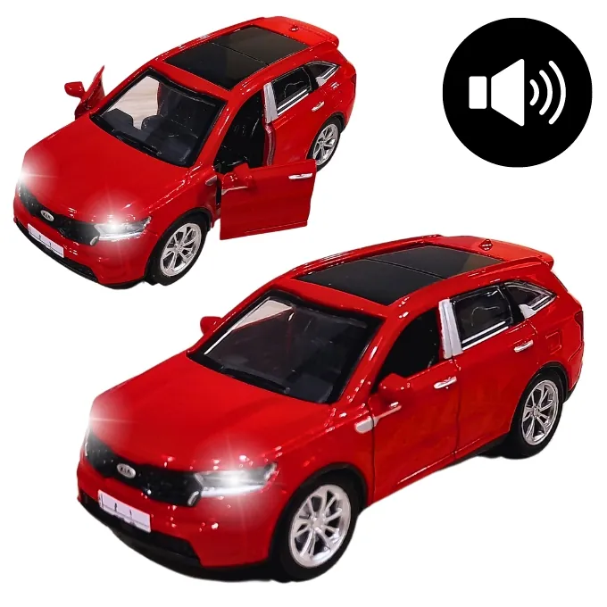 Die-Cast Red SUV - Kia Sorento - 1:32 Scale Collector's Edition - Image 2